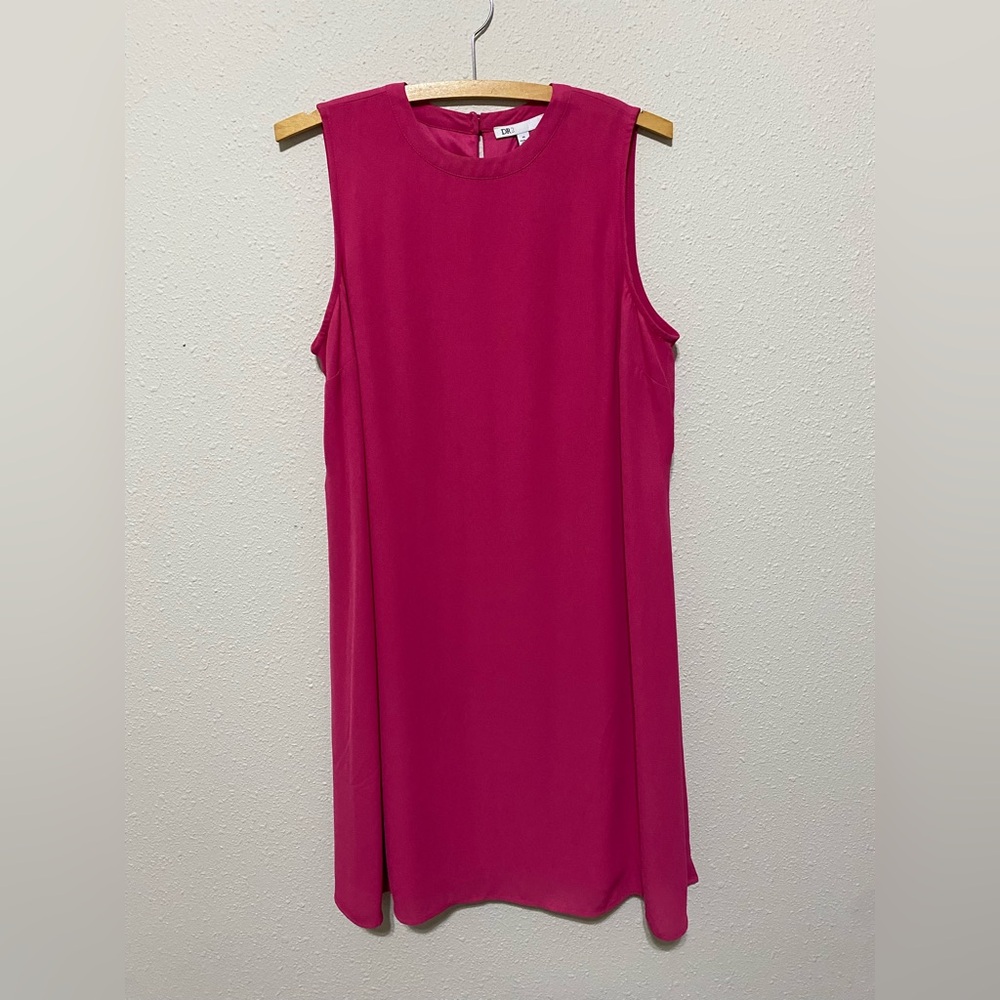 DR2 Vibrant Pink Sleeveless Mini Dress